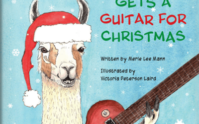 Troy the Llama Gets a Guitar for Christmas