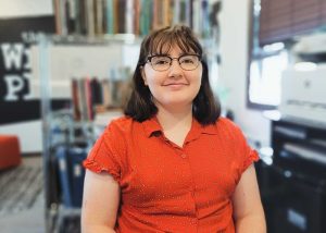 Summer intern Vera Snodgrass