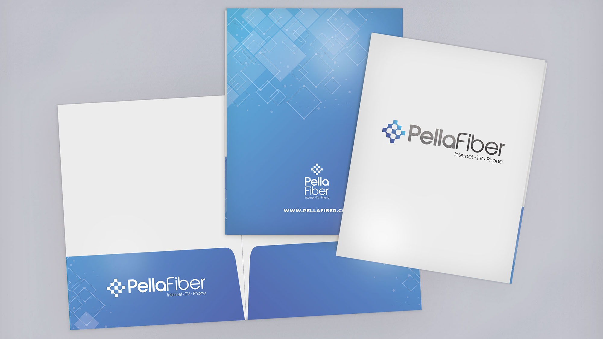 Print Design: Pella Fiber two-pocket folder
