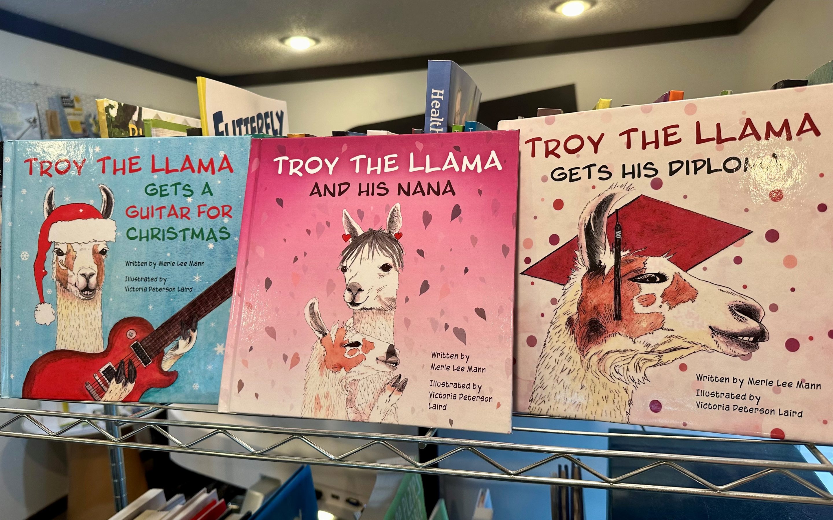 Troy the Llama celebrates grandmas in third children’s book by Oskaloosa author