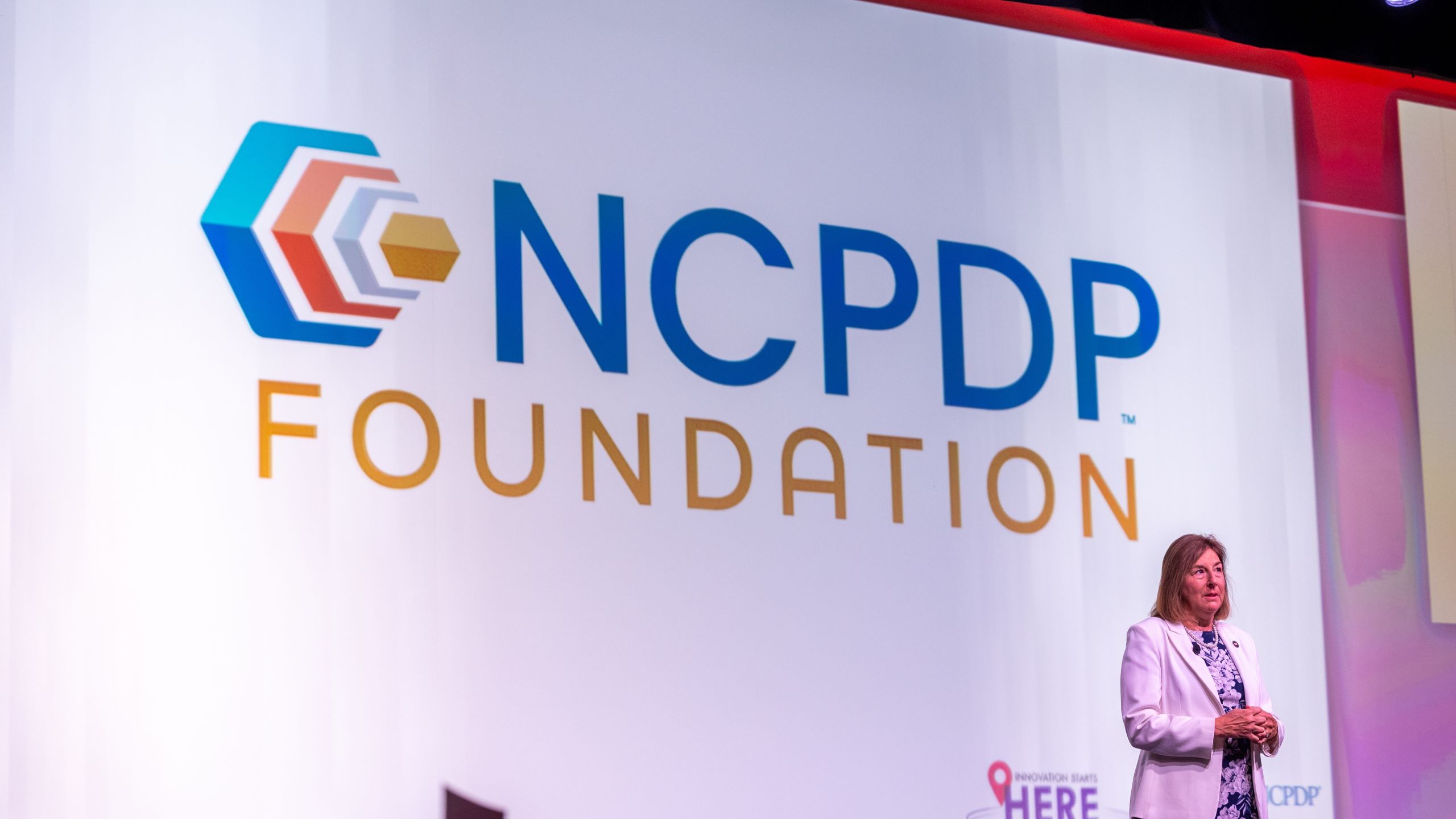 New NCPDP Foundation logo being presented at annual conference