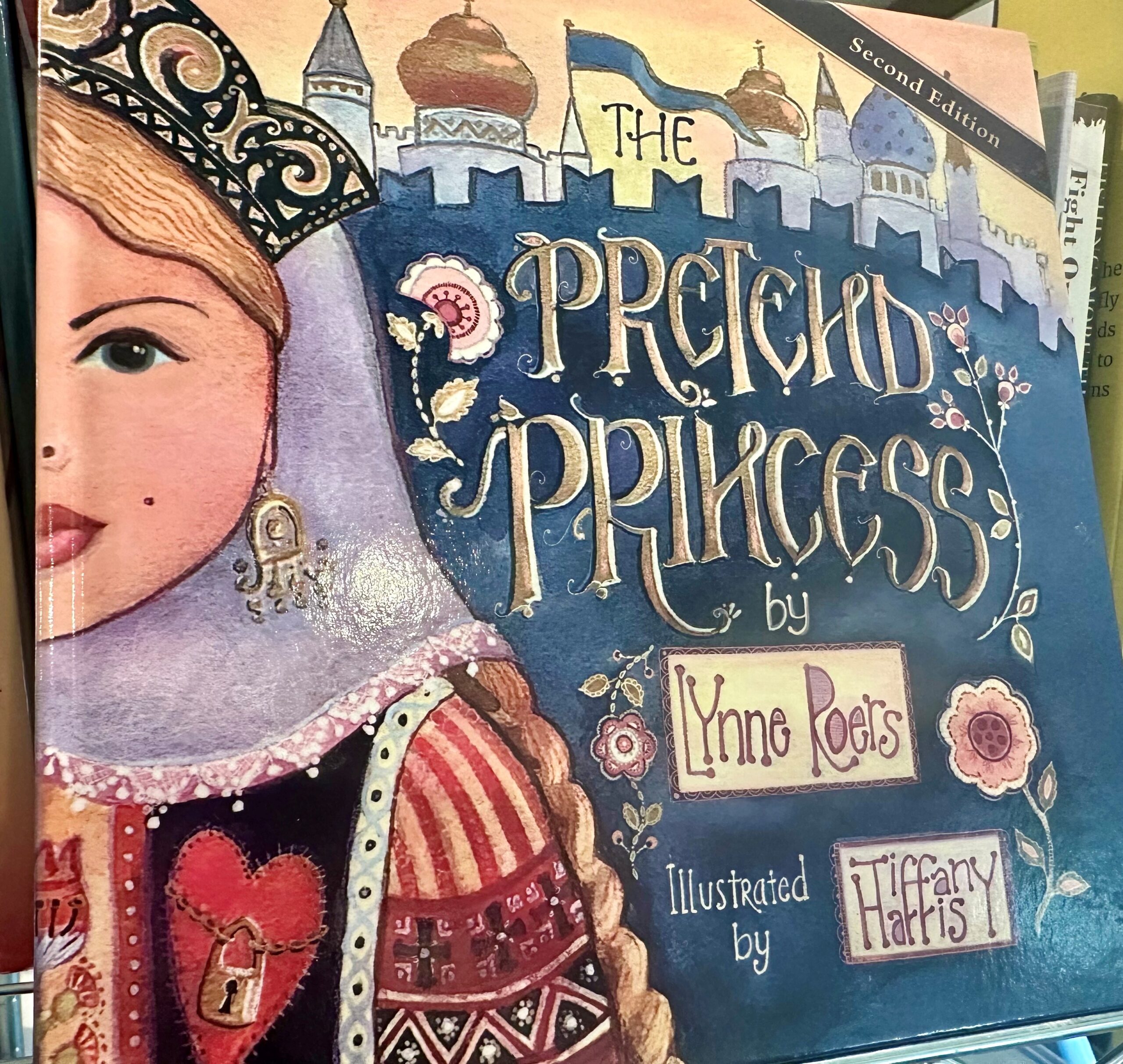 Pretend Princess-on bookshelf-2 Copy of The Pretend Princess on a bookshelf